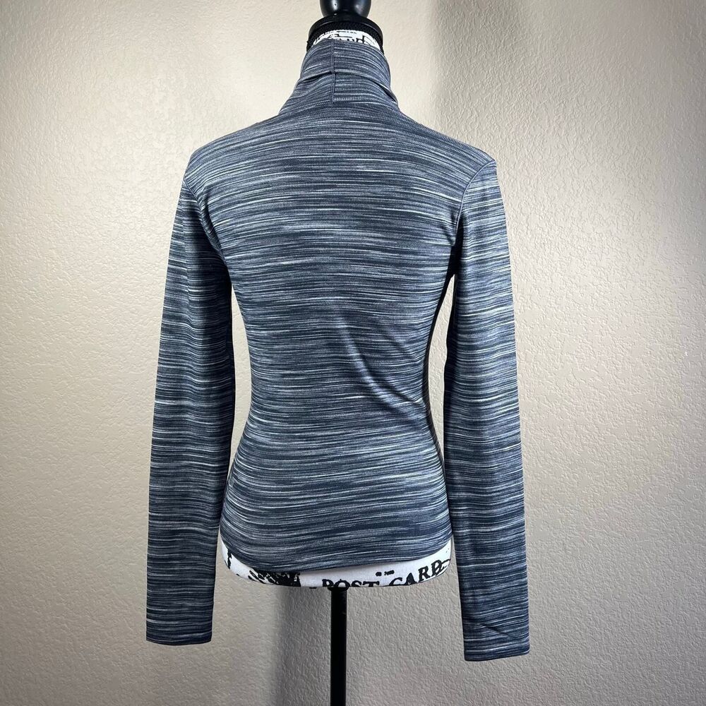 Lululemon Melodic Movement Long Sleeve Space Herringbone Black White size 8 - Picture 11 of 13